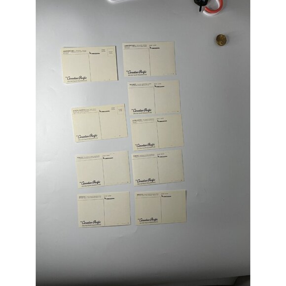 LOT MCM Aviation Postcards Canadian Pacific Airlines Stewardess 6 images/9pcs - Picture 5 of 5